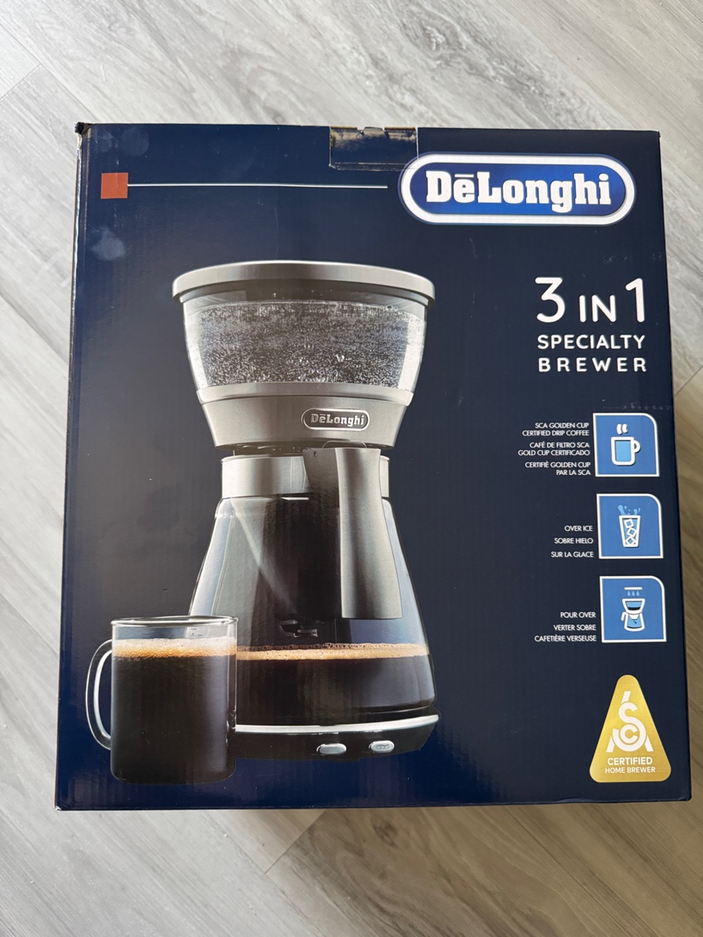 DeLonghi 3-in-1 Specialty Coffee Brewer - Black